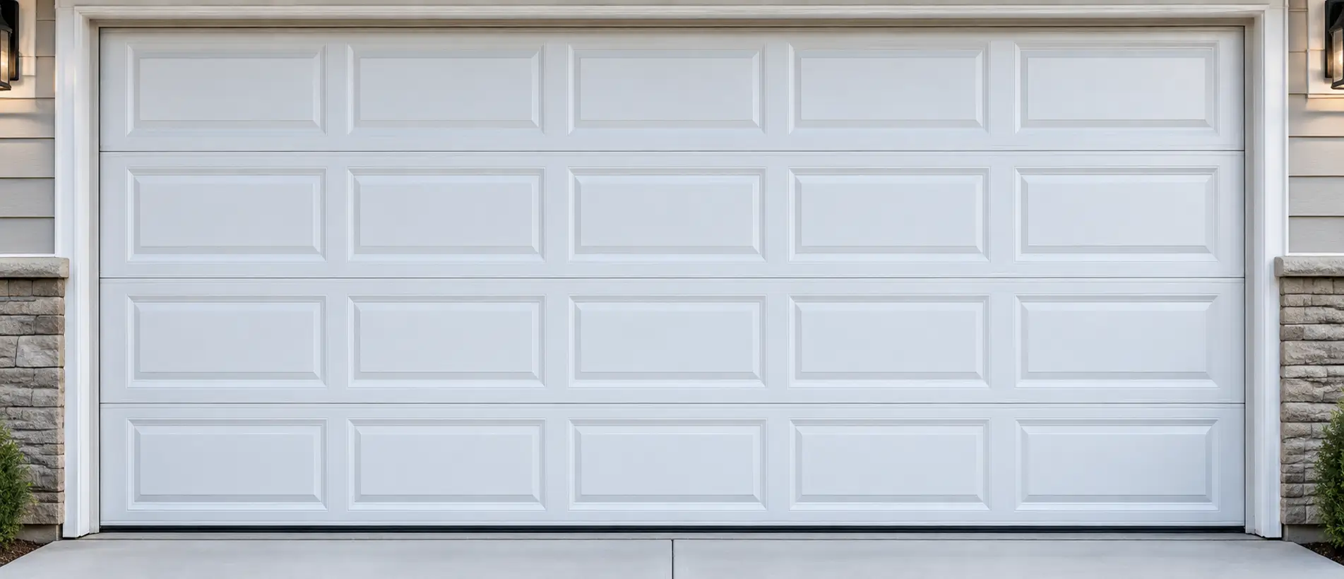 Garage door after service in Fresno TX