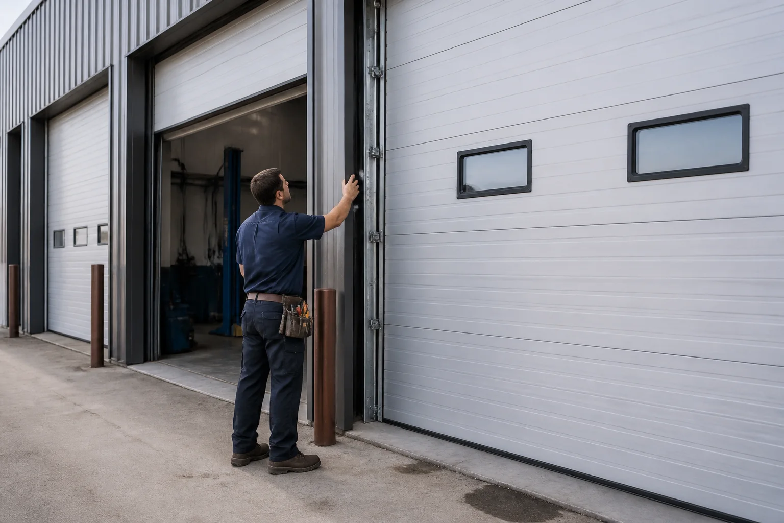 Commercial overhead garage doors